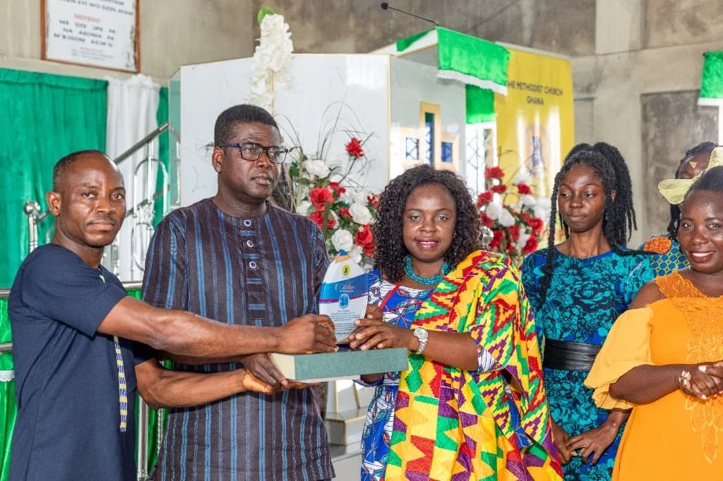 A moment from the citation ceremony at Methodist Church, Shama-Junction.