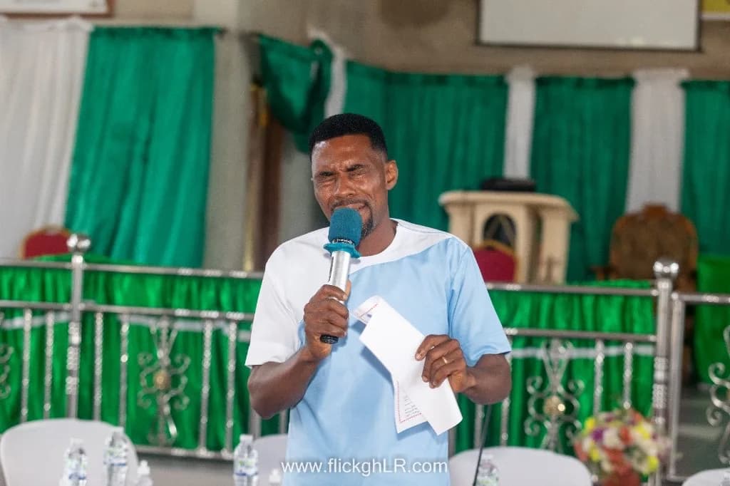 A passionate address from the platform during a Kingdom Business occasion.
