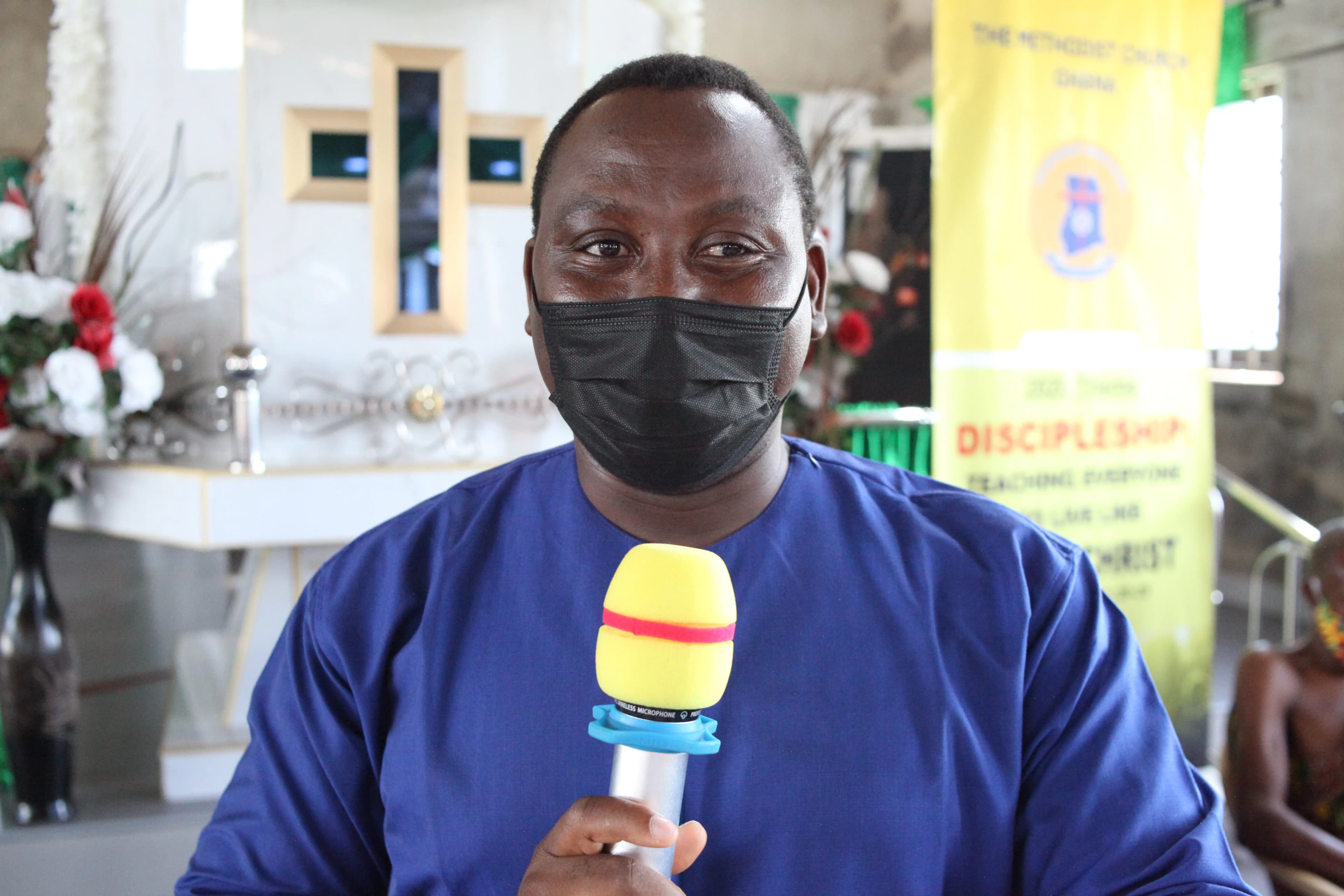 Dr. Michael Serwornoo, Project Coordinator and MC for the launching