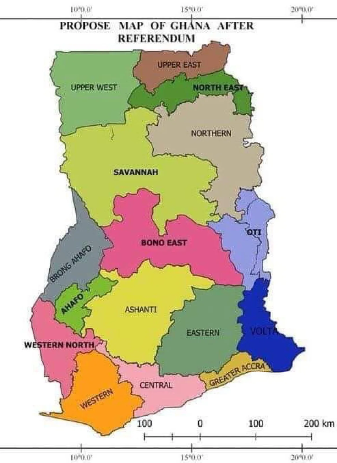 Map of Ghana